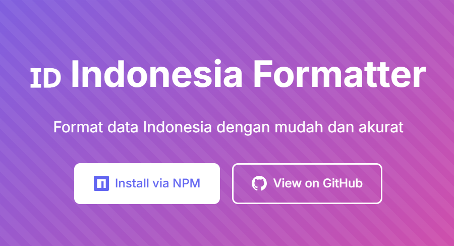 Indonesia Formatter